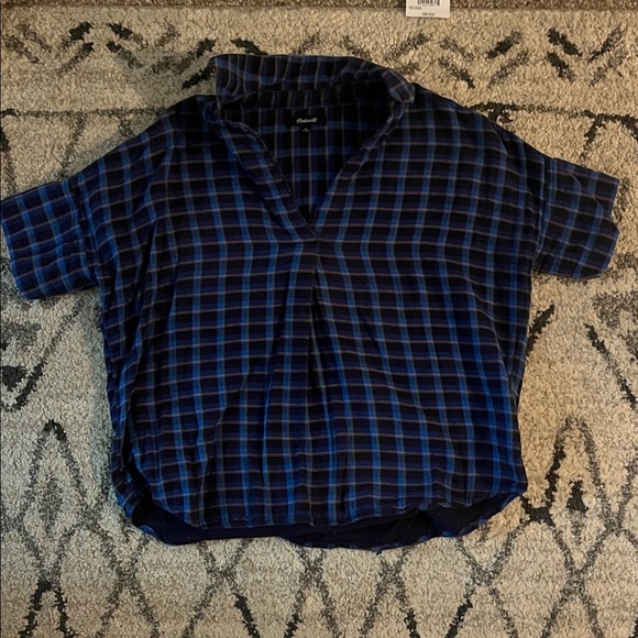 Madewell Double-Faced Park Popover Shirt in Plaid - Picture 4 of 10